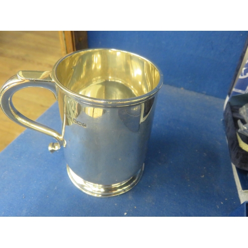 75 - Silver Mug with Angus Fraser Alexander, 23rd November 1918 inscribed