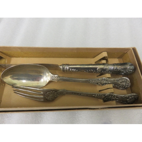 95 - Silver Christening Set