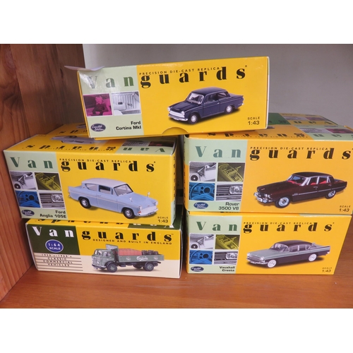 348 - Nine Vanguard Model Vehicles, boxed