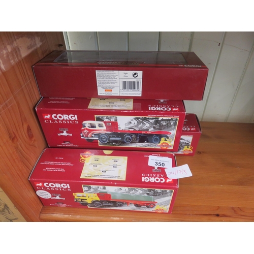 350 - Six Corgi Classic Model Vehicles, boxed