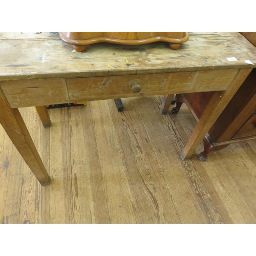 385 - Pine Work Table (well used)