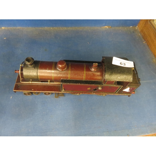 63 - Bing Locomotive Red Gauge 14 x 4