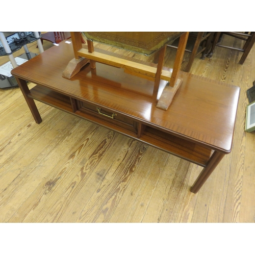 380 - Modern Mahogany Coffee Table