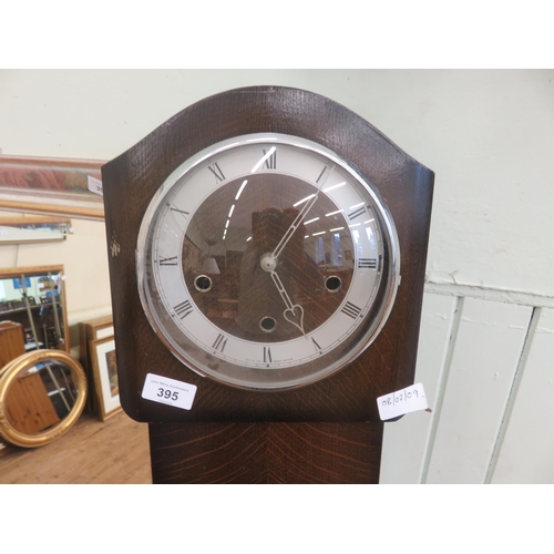 395 - Mahogany Grandmother Clock