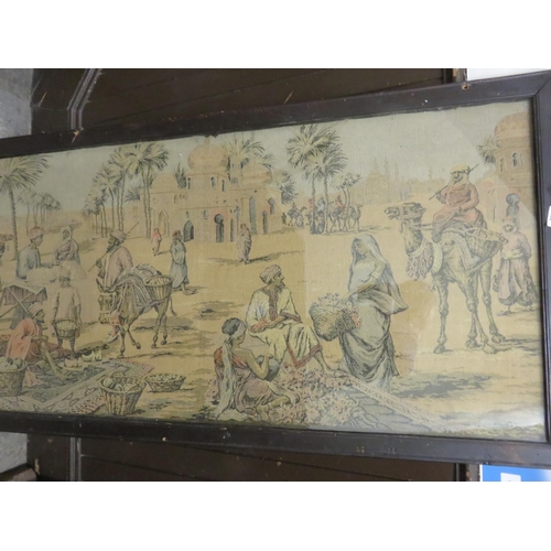 402 - Large Framed Tapestry 