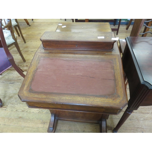 424 - Inlaid Mahogany Davenport Desk