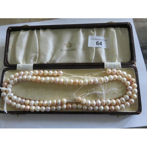 64 - Large Pearl Necklace