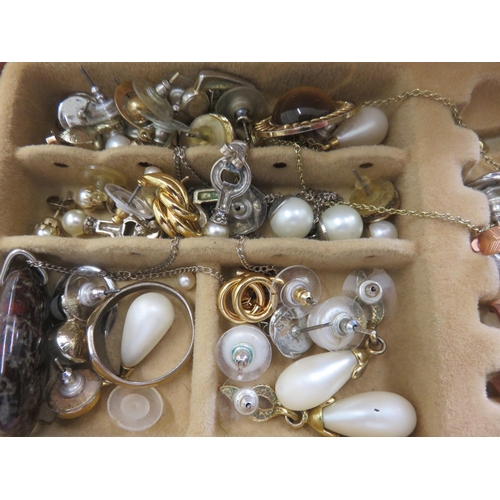 70A - Box with Mixed Earrings and Gold Earrings