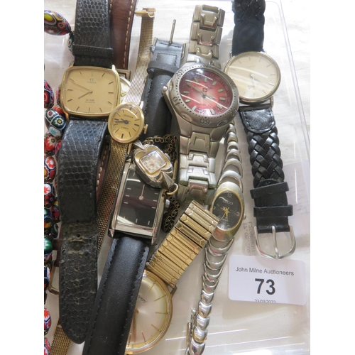 73 - Small Lot of Gents & Ladies Watches