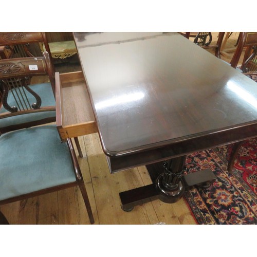 371 - Regency Rosewood Centre Table with two drawers