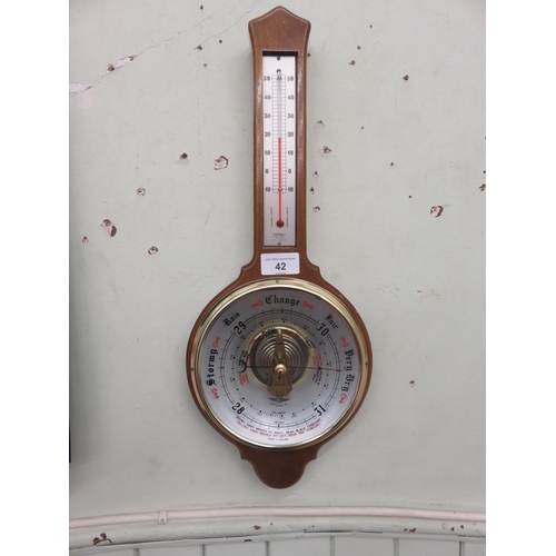 42 - Mahogany Barometer