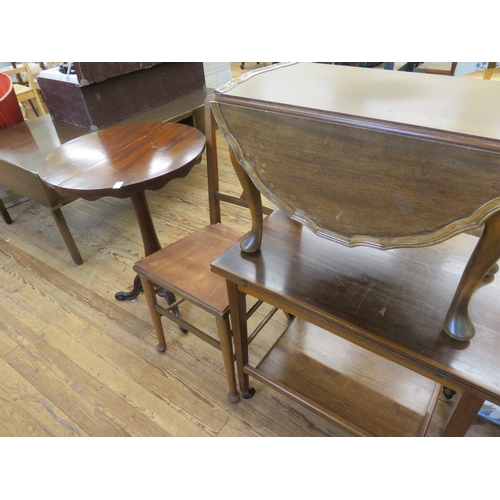 426 - Odd lot of Furniture, Two Tables, Trolley and Chair