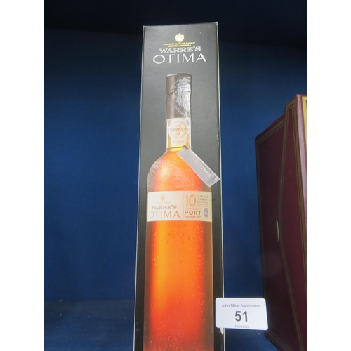 51 - Boxed Bottle of Warres Otima Port