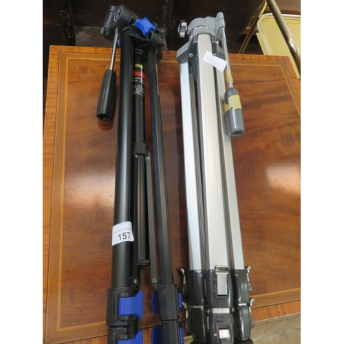 157 - Two Camera Tripods