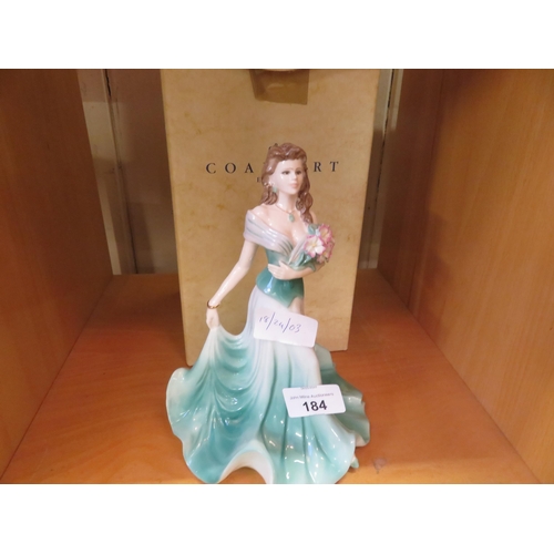 184 - Boxed Coalport Figure 