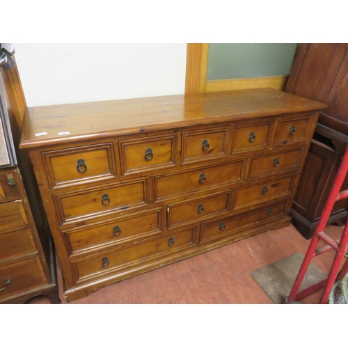 482 - Pine Multi Drawer Chest of Drawers