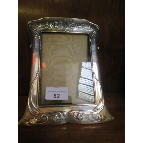 82 - Art Nouveau Silver Photo Frame