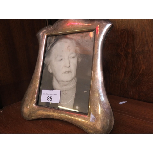 85 - Antique Birmingham Silver Photo Frame