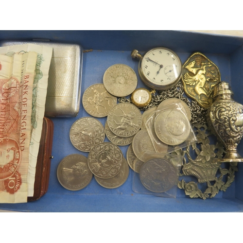 101 - Lot of collectables, Watches, Coins, Cufflinks etc.