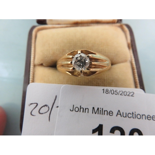 120 - 18ct. Gold and Diamond Ring
