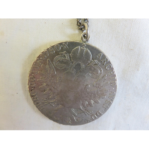 135 - Austrian Coin on Chain, Silver