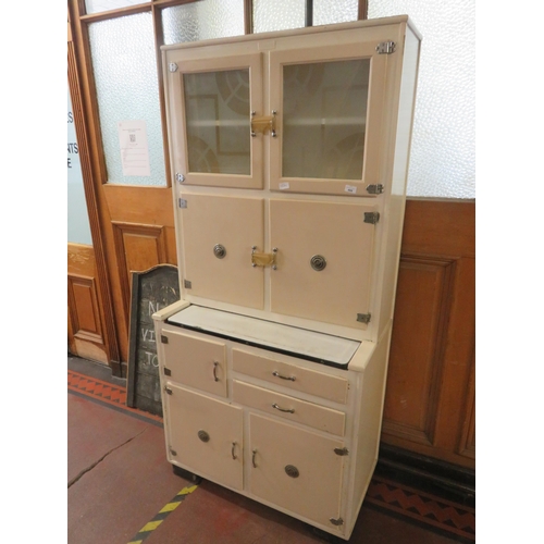 488 - Painted Kitchen Cabinet