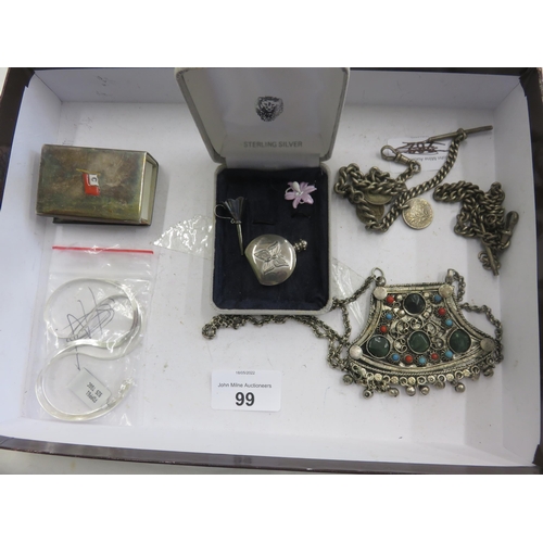 99 - Small lot of Silver etc.