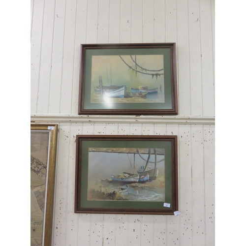21 - Two Framed  Watercolours featuring 
