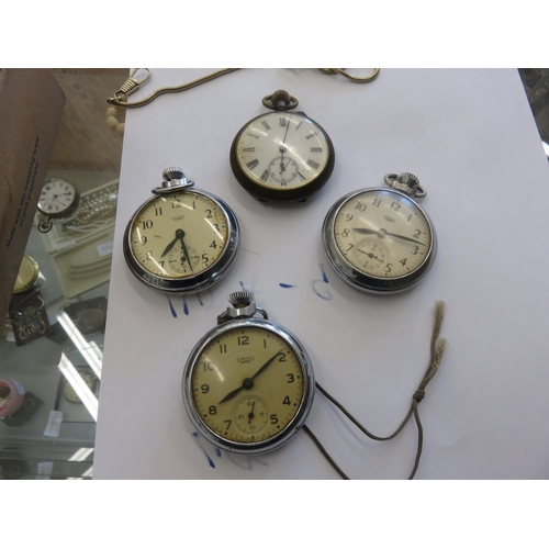 110G - Lot of Four Pocket Watches