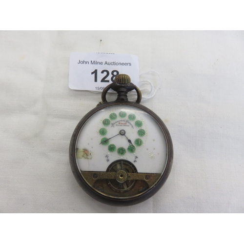 128 - Hebdomas 8 Day Pocket Watch