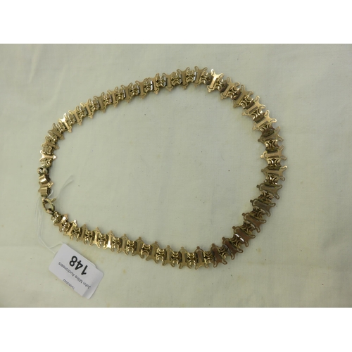 148 - 9ct Gold Necklace 23.4gms