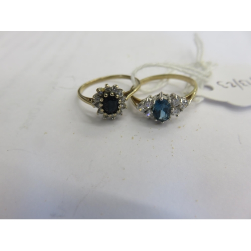 165 - Two Odd 9ct Gold Dress Rings