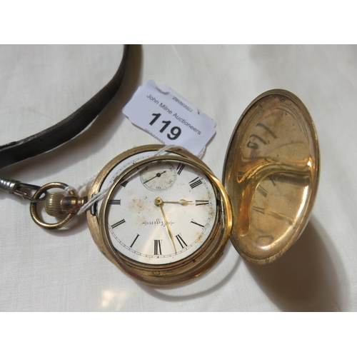 119 - Gold Plated Elgin Pocket Watch