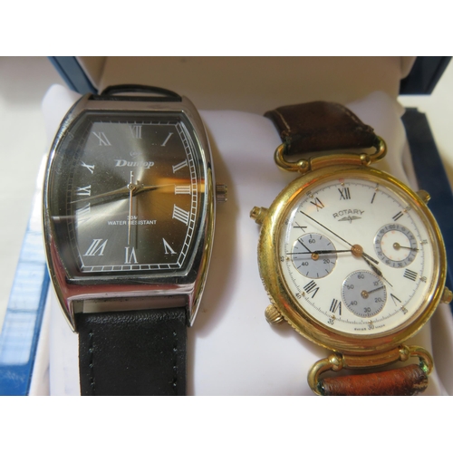 125 - Case with Rotary Watch and One Other