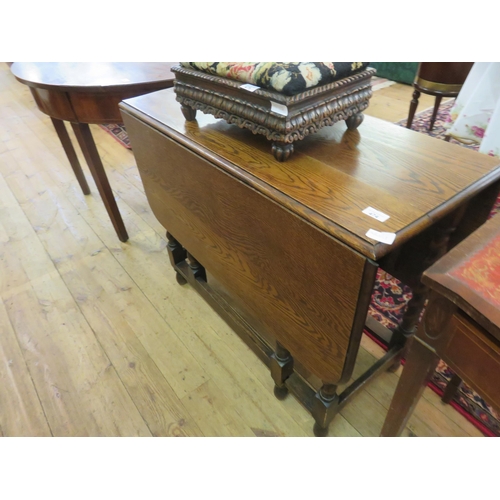 474 - Oak Drop Leaf Table