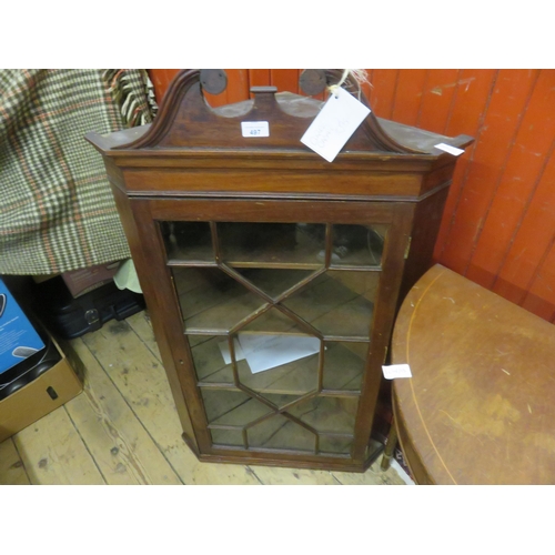 497 - Mahogany and Glazed Display Cabinet