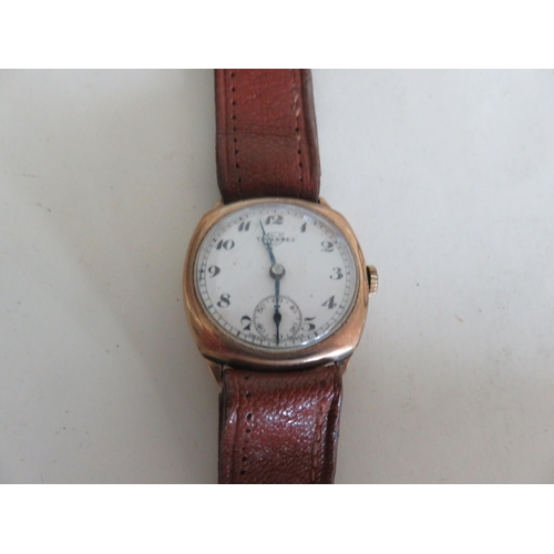 102 - Tavannes Enamel Dial Trench Watch