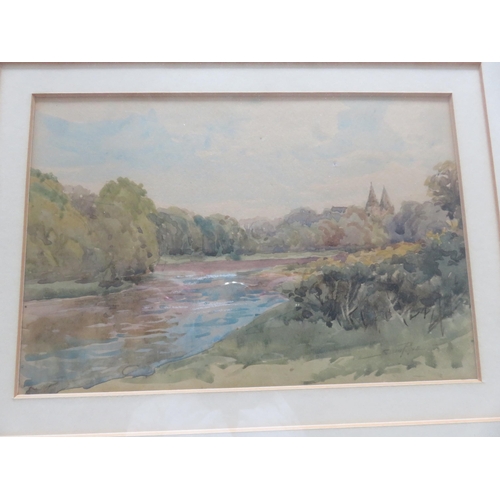 17 - Two Framed Watercolours, signed Sam Pope