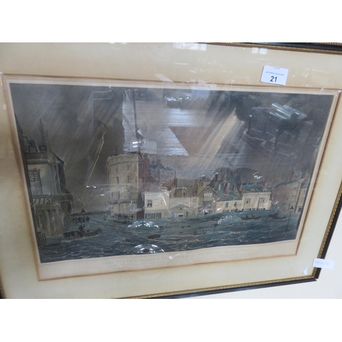21 - Two Framed 19th Century Engravings