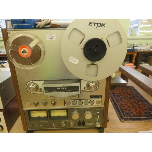 401 - Sony TC765 Reel to Reel 3 Head Dual Capstan Tape Recorder