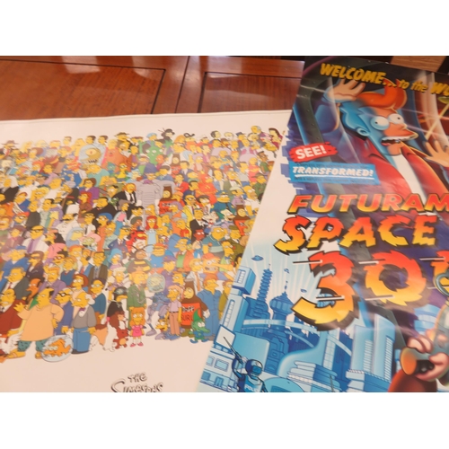 54A - Simpsons and Futurana Posters