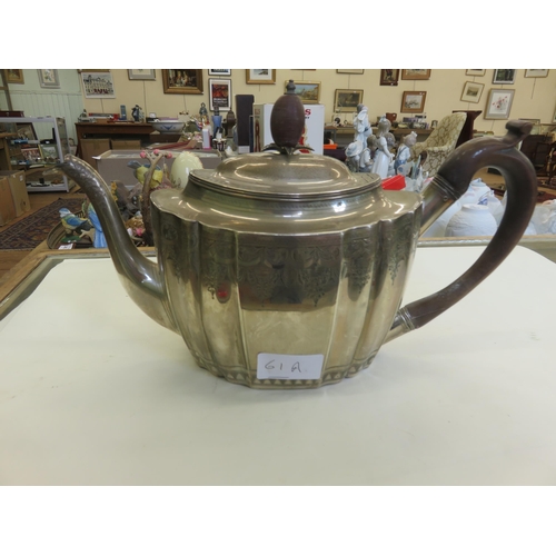 61A - Georgian Silver Teapot