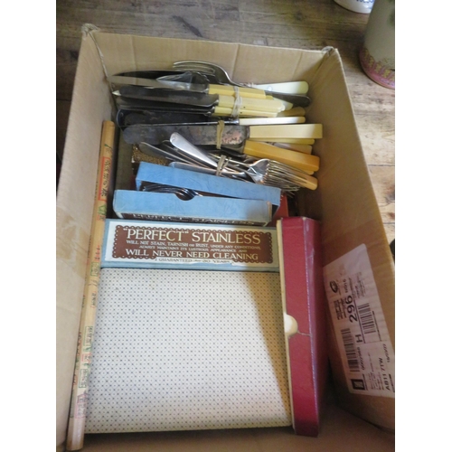 341 - Box with various Cutlery