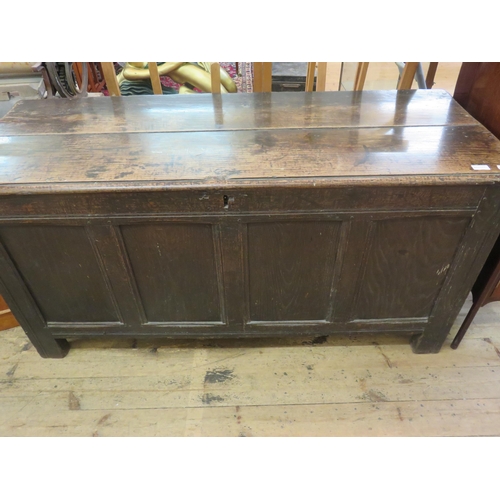 406 - Large 18th Century Oak Coffer