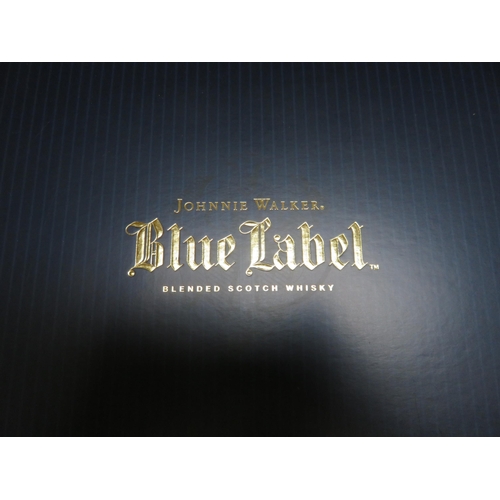 166 - 1.75 Litre Johnnie Walker Blue Label in carry case