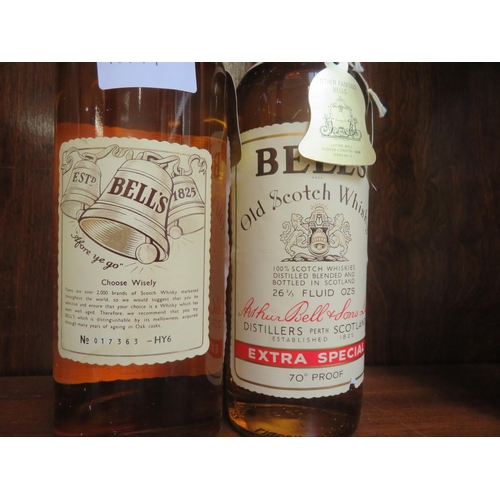 168A - Two Bottles of Bells 1976 Whisky