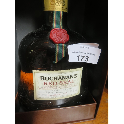 173 - Boxed Bottle of Buchanan's  Red Seal Whisky