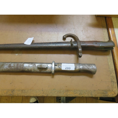 280 - One French Bayonet and One Other