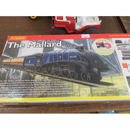 333 - Boxed Hornby Mallard Train Set