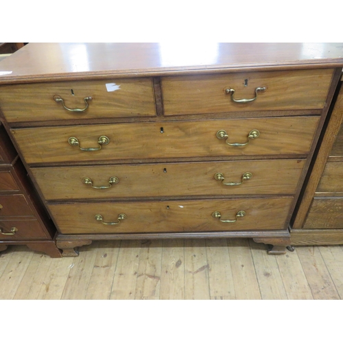 414 - Mahogany Chest of Three Long and Two Short Drawers